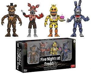 Boneco Kit 4 Bonecos Five Nights At Freddy's Modelo D