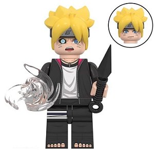 Boneco Bloco de Montar Boruto Uzumaki Naruto