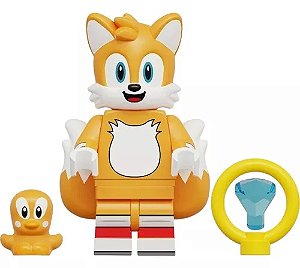 Boneco Bloco de Montar Tails - Sonic
