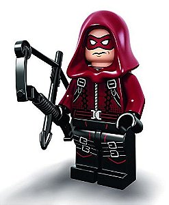 Boneco Bloco de Montar Arqueiro Vermelho DC - Arrow