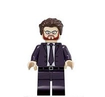 Boneco Bloco de Montar Professor de La Casa De Papel