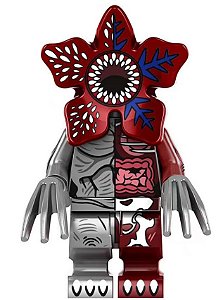 Boneco Bloco de Montar Stranger Things Demogorgon