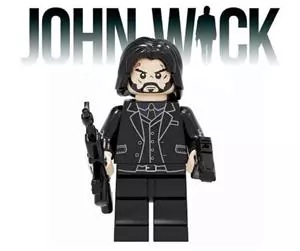 Boneco Bloco de Montar John Wick