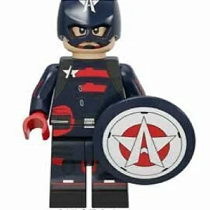 Boneco Bloco de Montar U.S.Agent Jhon Marvel