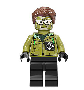 Boneco Bloco de Montar Charada Riddler DC
