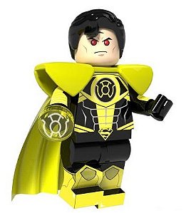 Boneco Bloco de Montar Lanterna Amarelo DC