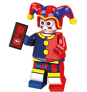 Boneco Bloco de Montar Circo digital Pomni