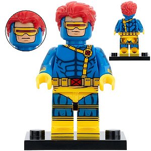 Boneco Bloco de Montar Cyclope X-Men