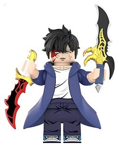 Boneco Bloco de Montar Sung Jin-Woo Solo Leveling