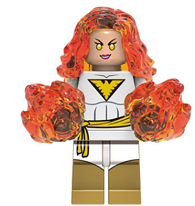 Boneco Bloco de Montar Phoenix X-Men Jean Grey