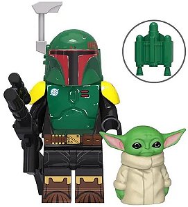 Boneco Bloco de Montar Boba Fett Star Wars
