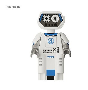 Boneco Bloco de Montar HERBIE Robô do Quarteto Fantástico