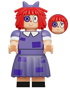 Boneco Bloco de Montar Circo digital Ragatha