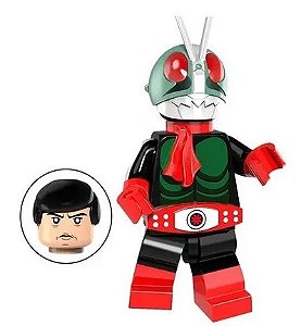 Boneco Bloco de Montar Kamen Rider Shin Nigo Aka
