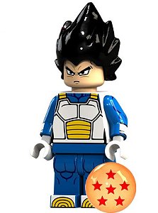 Boneco Bloco de Montar Vegeta Dragão Ball Z