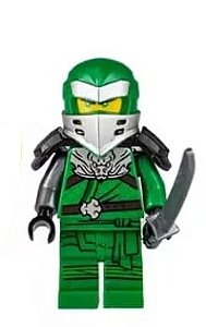 Boneco Bloco de Montar Ninjago Mestre da Montanha Lloyd