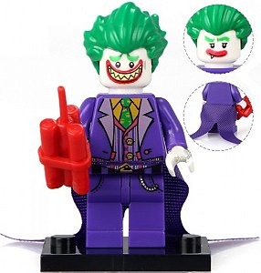 Boneco Bloco de Montar Vilão The Joker “Batman”