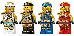 Boneco Bloco de Montar Ninjago Golden Ultra Dragon – Kit 8 Personagens