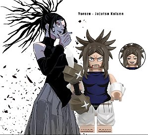 Boneco Bloco de Montar Yorozu Jujutsu Kaisen
