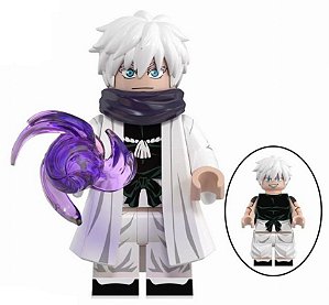 Boneco Bloco de Montar Jujutsu Kaisen Satoru Gojo