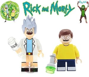 Boneco Bloco de Montar Rick e Morty