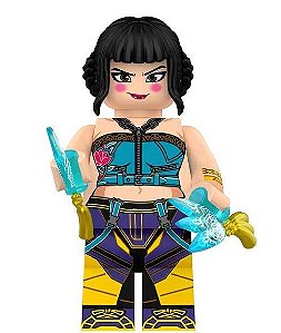 Boneco Bloco de Montar Zoey Guerreiras do K-Pop