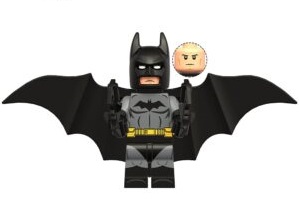 Boneco Bloco de Montar Batman Liga da Justiça