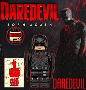 Boneco Bloco de Montar Daredevil Black Suit