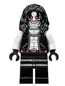 Boneco Bloco de Montar Super Vilão Lobo DC