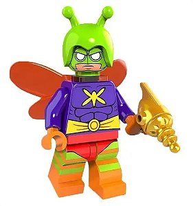 Boneco Bloco de Montar Super Visão Mariposa Assassina DC