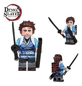 Boneco Bloco de Montar Demon Slayer Tanjiro Kamado
