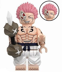 Boneco Bloco de Montar Heian Era Sukuna Jujutsu Kaisen