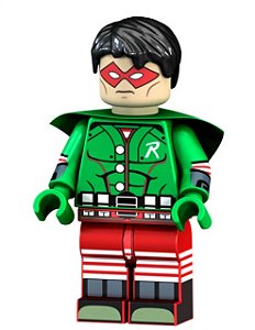 Boneco Bloco de Montar Christmas Elf Robin DC