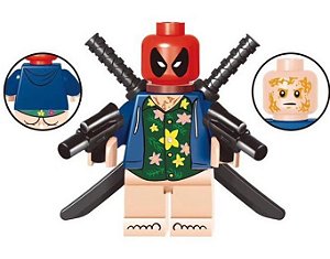 Boneco Bloco de Montar Baby Deadpool