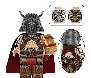 Boneco Bloco de Montar Shao Kahn Mortal Kombat