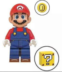 Boneco Bloco de Montar Super Mario Bros