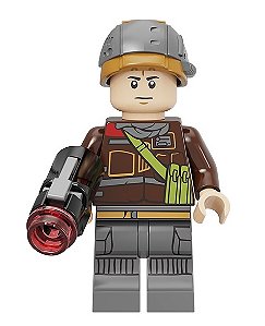Boneco Bloco de Montar Star Wars Soldado Calfort Aliança Rebelde