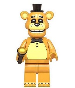 Boneco Bloco de Montar Golden Freddy Five Nights at Freddy's