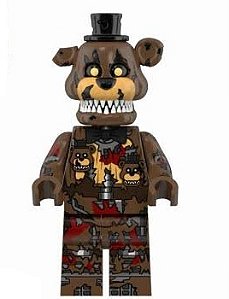 Boneco Bloco de Montar Nightmare Freddy Five Nights at Freddy's