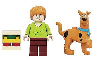 Boneco Bloco de Montar Scooby-Doo e Salsicha