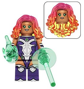 Boneco Bloco de Montar Starfire (Estelar) – Jovens Titãs