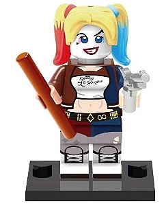 Boneco Bloco de Montar Harley Quinn DC