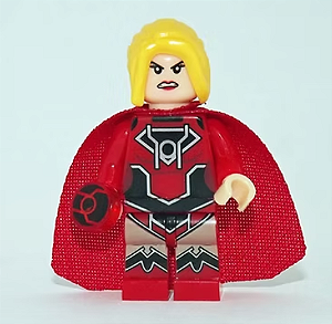 Boneco Bloco de Montar Red Lanterna Supergirl