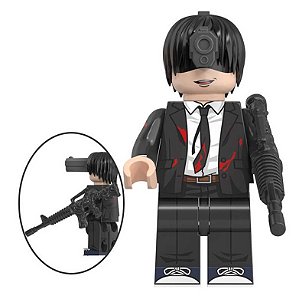 Boneco Bloco de Montar Gun Devil Chainsaw Man