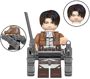 Boneco Bloco de Montar Levi Ackermann Attack On Titan