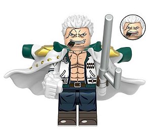 Boneco Bloco Montar Smoker O Caçador Branco One Piece