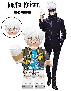 Boneco Bloco de Montar Gojo Satoru Jujutsu Kaisen