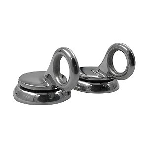 Par de Suporte de Defensa em Aço Inox com Base Removível