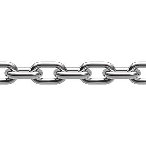 Corrente em Aço Inoxidável 316 Calibrada DIN 766 8 mm
