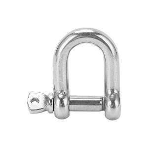 Manilha Reta em Aço Inoxidável 316 4 mm